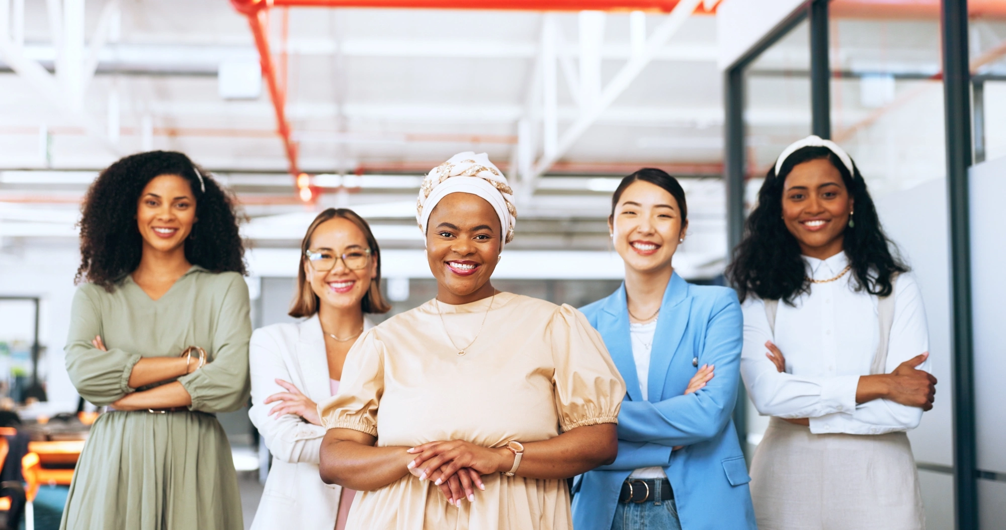 Group of businesswomen meeting in the office